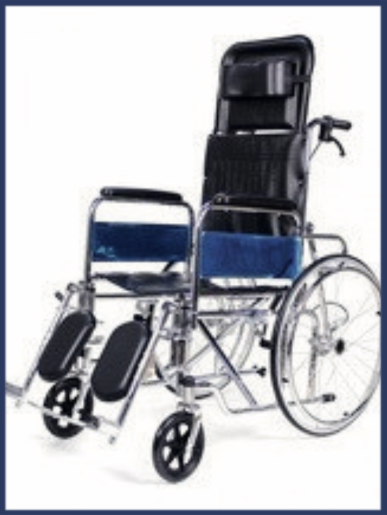 Reclining Wheel Chair — Scanda Enterprises, medical supplies Moosapet Hyderabad
